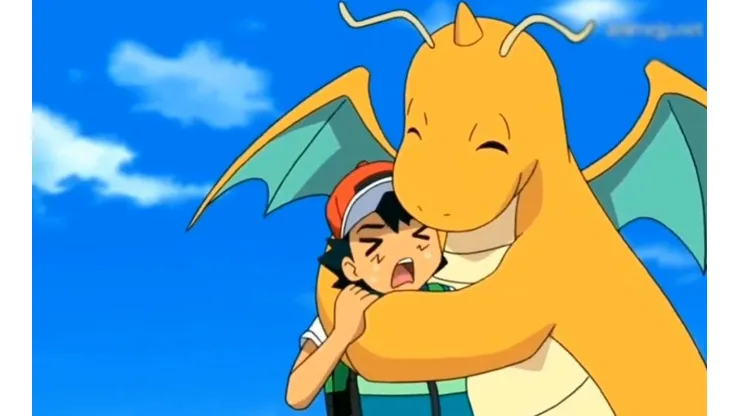 ¡Épico momento! Ash captura un Dragonite en el anime de Pokémon