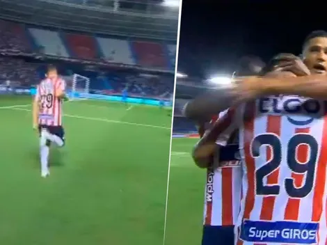 Eres un niño, Teófilo: anotó gol y se puso a festejar con un baile de 'Fornite'