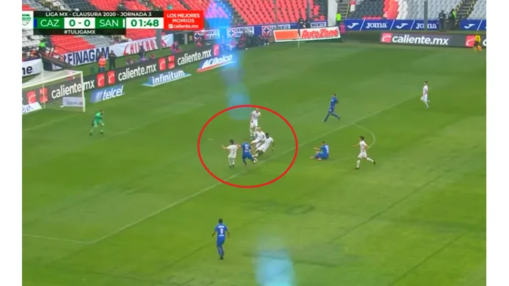 Cruz Azul ya gana al minuto