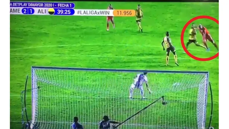 Así fue el gol de Michael Rangel contra Alianza Petrolera en el Pascual Guerrero.