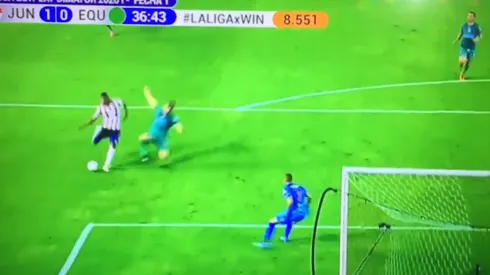 Así fue el gol de Miguel Ángel Borja en su debut oficial con Junior.