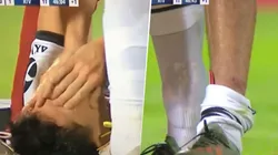 ¿Amarilla? A Nacho Fernández casi lo rompen todo contra Godoy Cruz