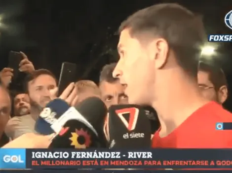 Nacho Fernández firmó hasta 2023 pero no descartó irse en junio de River