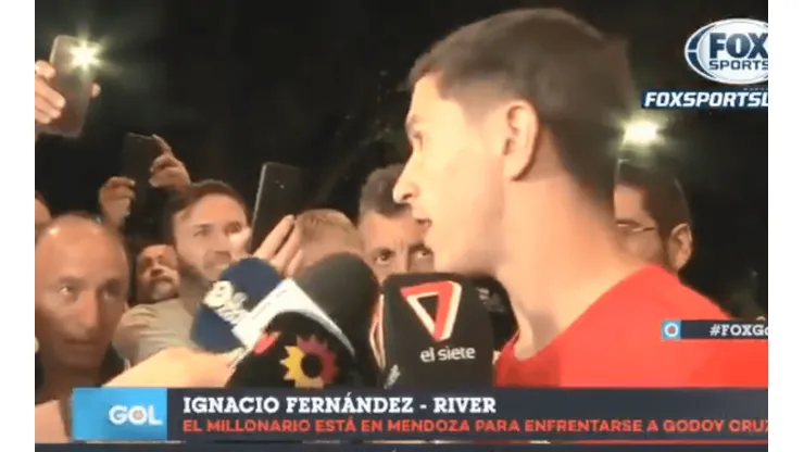 Nacho Fernández firmó hasta 2023 pero no descartó irse en junio de River
