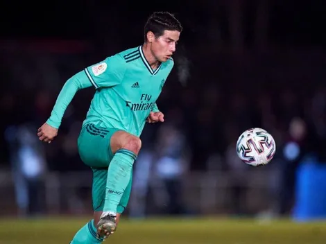 Ahora sí: Zidane le da a James su primera convocatoria en LaLiga en 2020