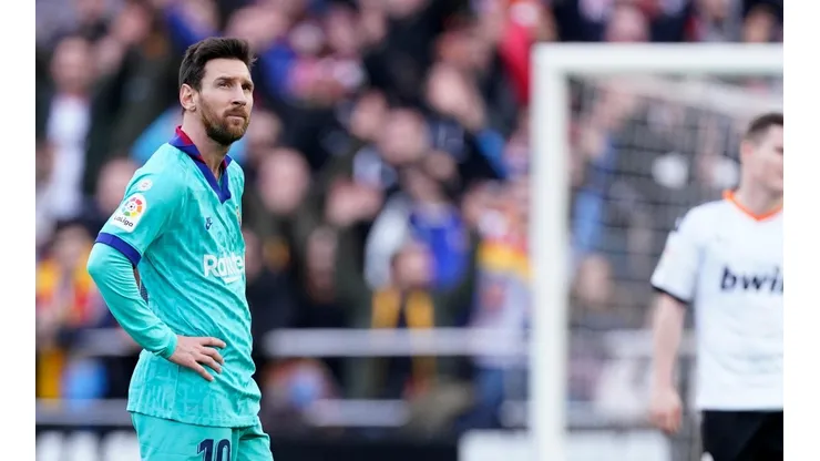 Foto de Lionel Messi, jugador de Barcelona.