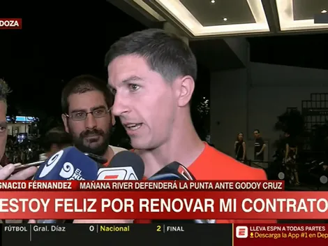 Nacho Fernández contó cuáles fueron los motivos para renovar en River