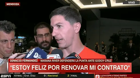 Nacho Fernández contó cuáles fueron los motivos para renovar en River