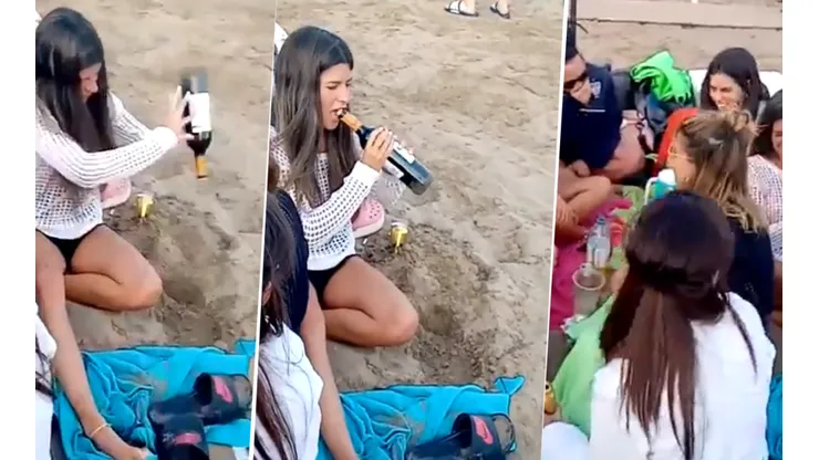 Video viral: ella logró sacar el corcho de forma milagrosa y la amamos