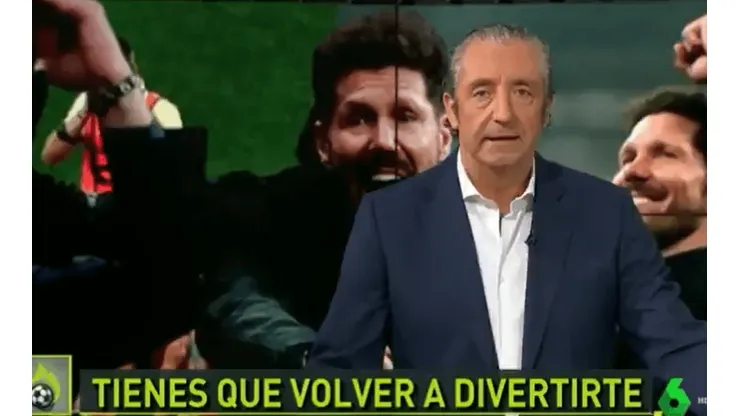 De Pedrerol a Simeone: "Cholo, a lo mejor tienes que decir adiós a tu Atleti"