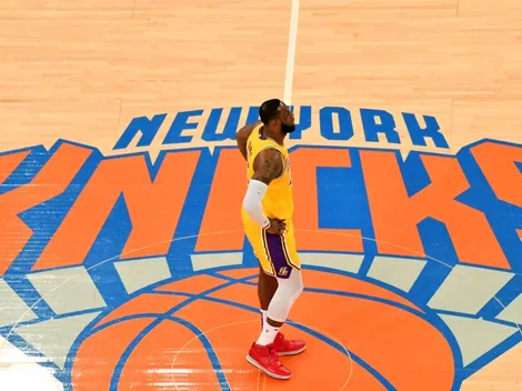 LeBron calló a un reportero que le preguntó si jugaría para los Knicks