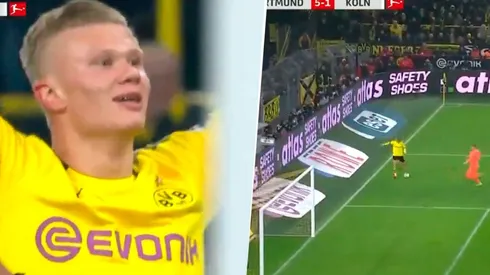 ¡Está totalmente loco! ¡Haaland entró y marcó dos goles en diez minutos!