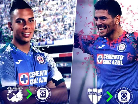 Cruz Azul anunció los fichajes de Passerini y Castro