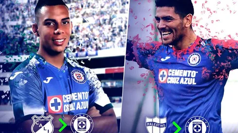 Cruz Azul anunció los fichajes de Passerini y Castro