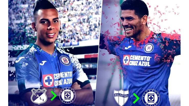Cruz Azul anunció los fichajes de Passerini y Castro