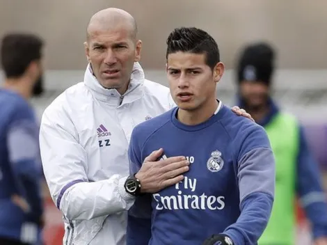 Las cinco razones de James para no rendirse con Zidane