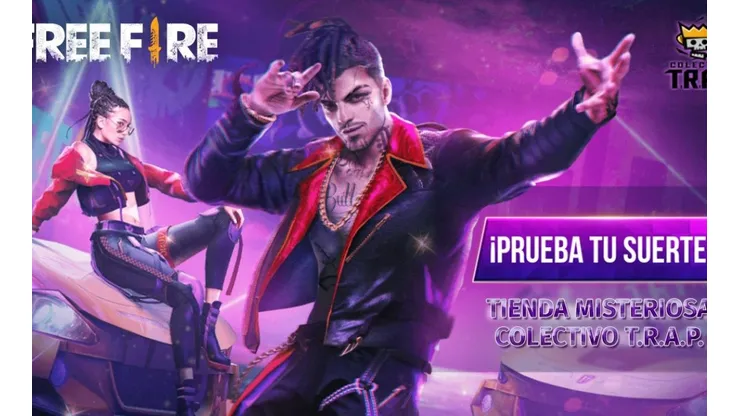 La Tienda Misteriosa regresa a Free Fire ¡90% de descuento en skins de Colectivo T.R.A.P.!