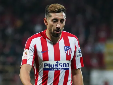 Aficionados de Atlético Madrid se la agarran con Herrera