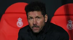 SU PEOR CARA. Simeone contempla la derrota del Atlético Madrid (Foto: Getty).