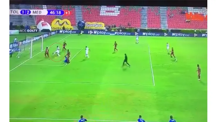 Magia, magia; pura magia para el segundo gol del DIM