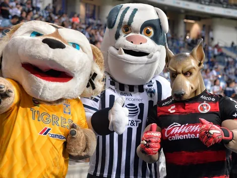 Las mascotas de los equipos de Primera División de la liga mexicana
