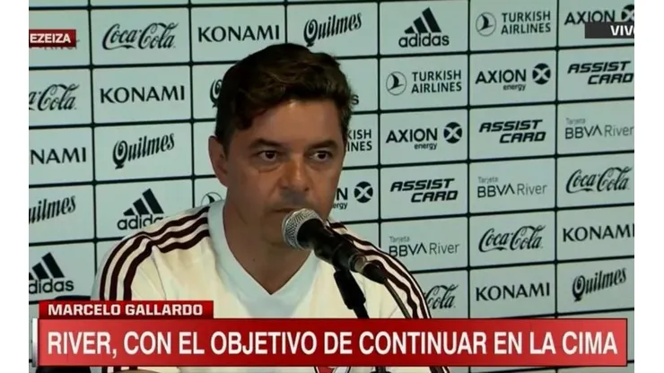 Gallardo, sobre aceptar la oferta por Montiel: "Sería ridículo"