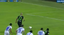 Rodríguez se falló un penal en la Noche Blanquiazul.