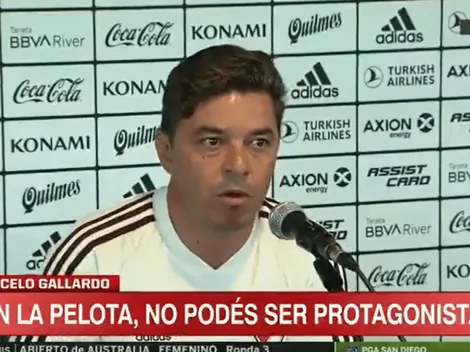Gallardo, a un periodista: "Me sorprende que vos me hagas esa pregunta"
