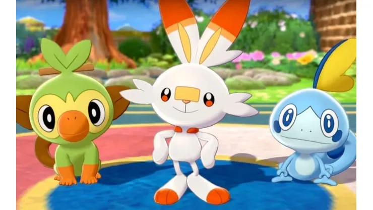 Artista rediseña los Pokémon Iniciales de Galar como si fueran de diferente tipo
