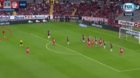 ¡Descontó Toluca! La visita llegó al gol con un zapatazo de Castañeda