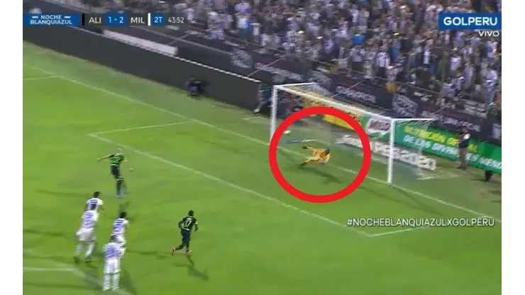 Así fue el penal que atajó Wuilker Faríñez en la Noche Blanquiazul.