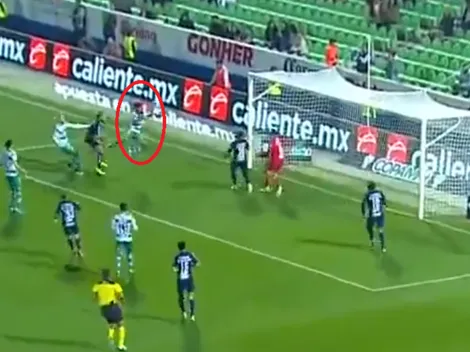 Eduardo Aguirre abrió la cuenta para Santos frente a Pumas