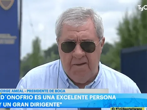 Ameal sobre D'Onofrio: "Es un excelente dirigente, buena persona"