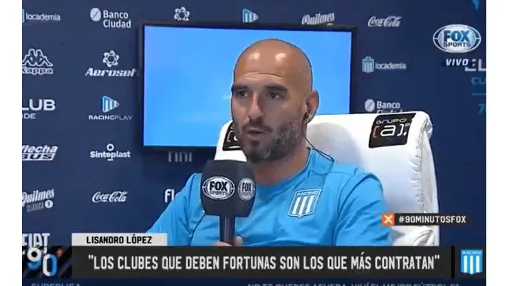 López, picante: "Los clubes que deben fortunas son los que más contratan"