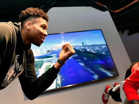 Hábil hasta con los pies: Giannis hizo jueguitos en la casa del PSG