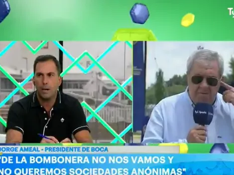 Ameal le pegó a la dirigencia de Angelici cuando le preguntó Martín Arévalo