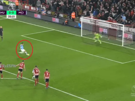 Mahrez humilló a un rival, le metió un caño a otro, provocó un penal y Gabriel Jesús lo desperdició