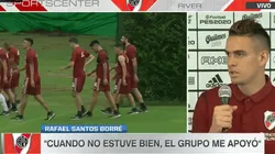 Borré reveló el motivo por el que se quedó en River