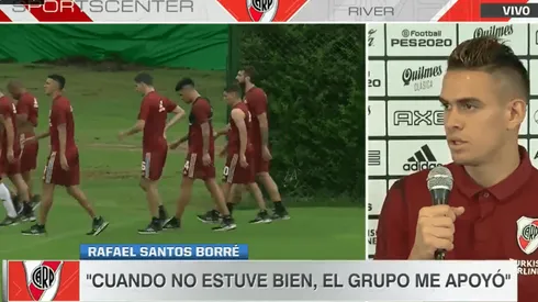 Borré reveló el motivo por el que se quedó en River