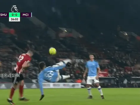 Cerrábamos todo: Otamendi casi hace un golazo ¡de chilena!