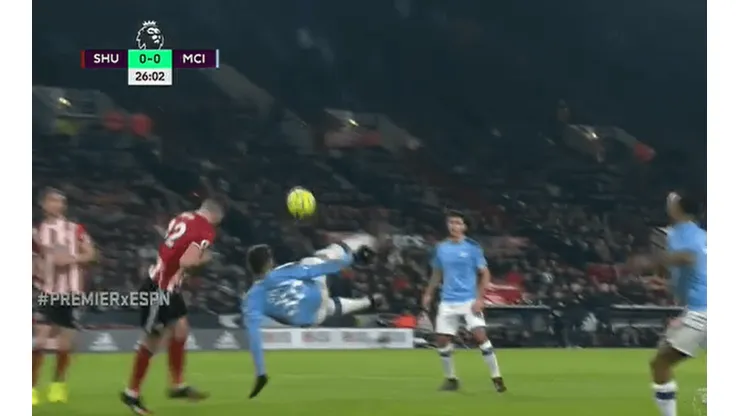Cerrábamos todo: Otamendi casi hace un golazo ¡de chilena!