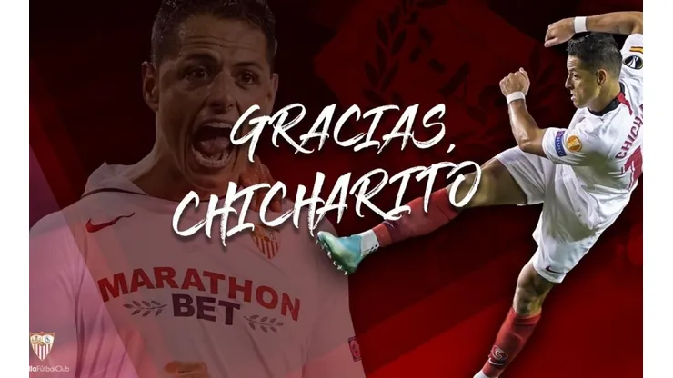 El adiós de Chicharito en Sevilla
