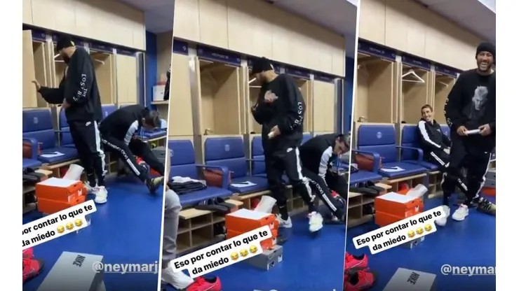 El plantel del PSG troleó a Neymar y todo quedó grabado: "¡Que susto! Hijos de p..."