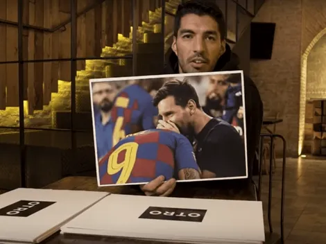 A Suárez le mostraron una foto con Messi y habló maravillas de su amistad