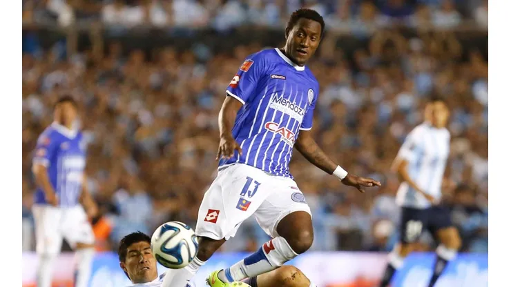 Jaime Ayoví en su anterior etapa en Godoy Cruz.