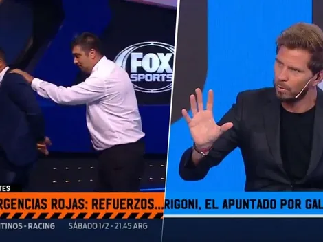 Vignolo le avisó: Bulos enloqueció y un seguridad lo sacó del estudio