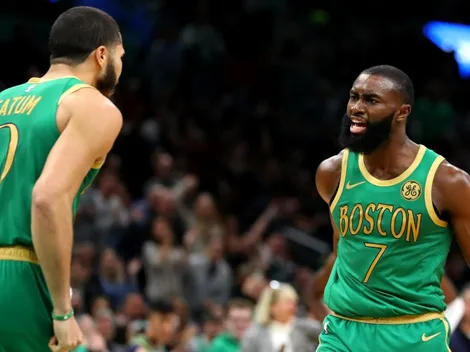 Vídeo: Jaylen Brown y Jayson Tatum humillaron a LeBron en paliza de Celtics