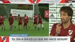 Ponzio: "Mi idea es seguir en River y retirarme acá"