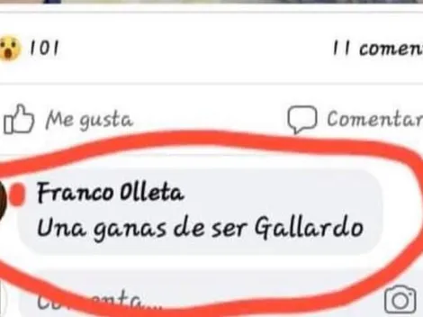 Subió foto caliente con la de Boca, le comentaron de Gallardo y se hizo viral