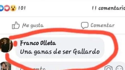 Subió foto caliente con la de Boca, le comentaron de Gallardo y se hizo viral